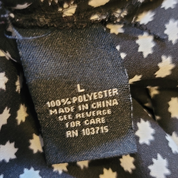 Womens black and white long sleeve top - Picture 7 of 8